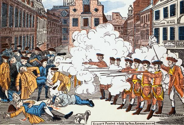 Boston Massacre, a print by