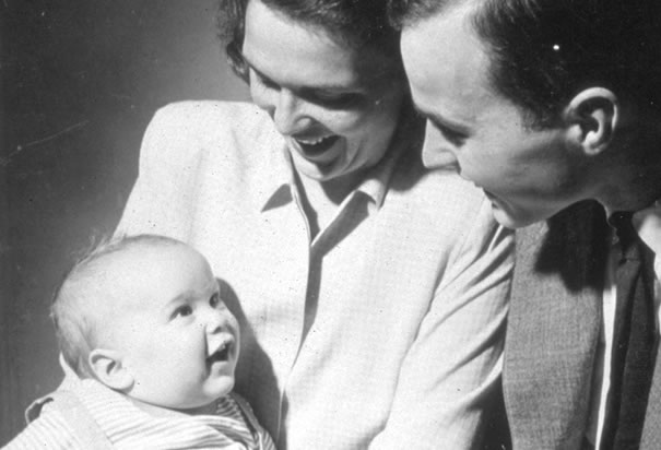 george w bush family photos. George W. Bush As a Baby