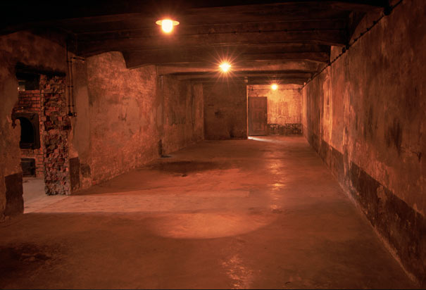 Holocaust Concentration Camps. Gas Chamber at Auschwitz