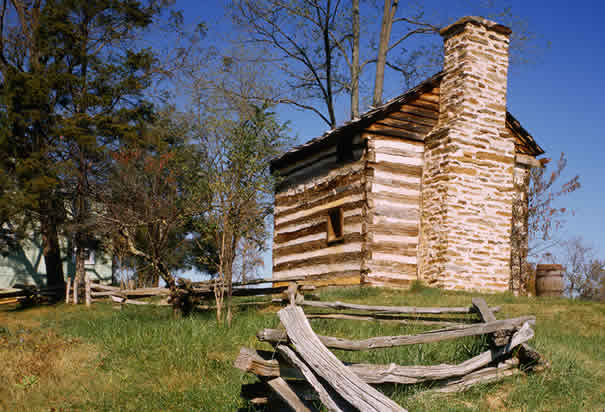 Cabin at Booker T. Washington National Monument