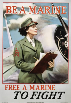 Be a Marine, Free a Marine to Fight