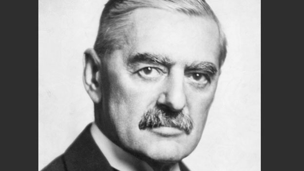 Chamberlain Secures Peace in Our Time