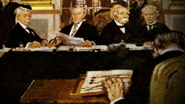 Treaty of Versailles Ends World War I