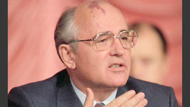 Mikhail Gorbachev Arrives in U.S.