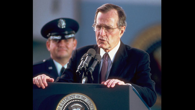 Bush Calls for Glasnost in East Berlin