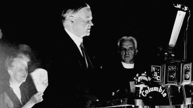 Herbert Hoover Campaigns for Reeelection