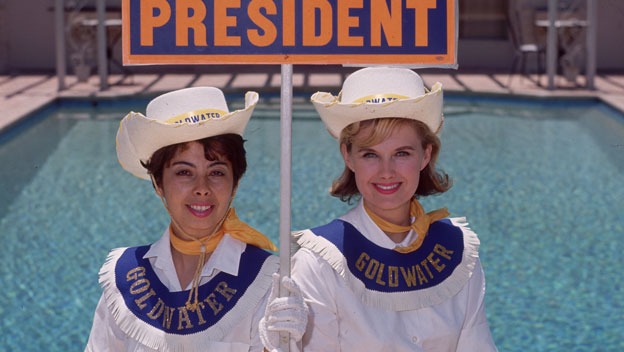 Barry Goldwater Campaigns for Presidency