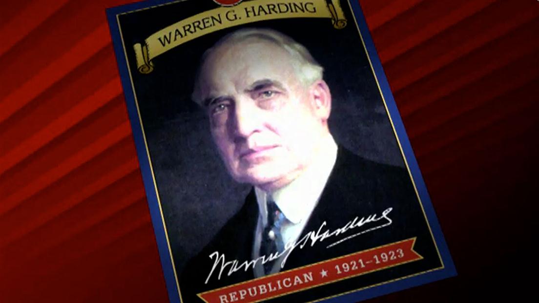 What are some facts about the childhood of Warren G. Harding?