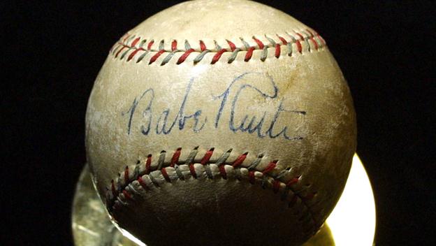 Babe Ruth Signs Contract