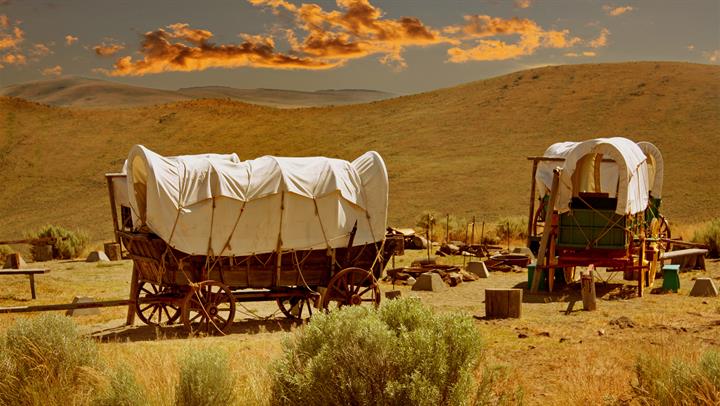 Image result for images of pioneer wagon trains