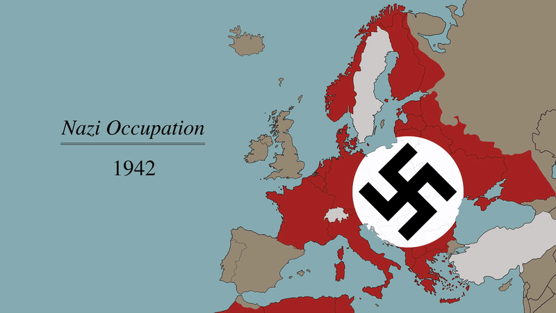 Nazi Occupation Map