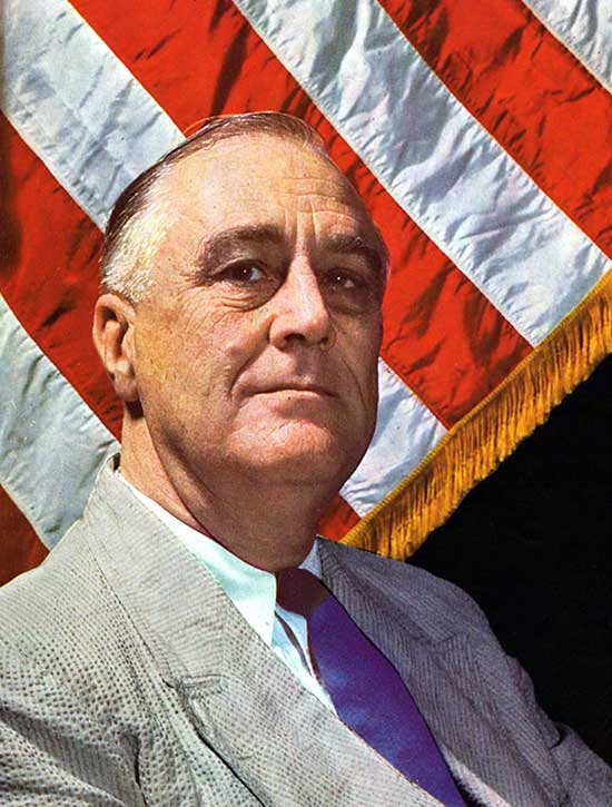Portrait of President Franklin Delano Roosevelt