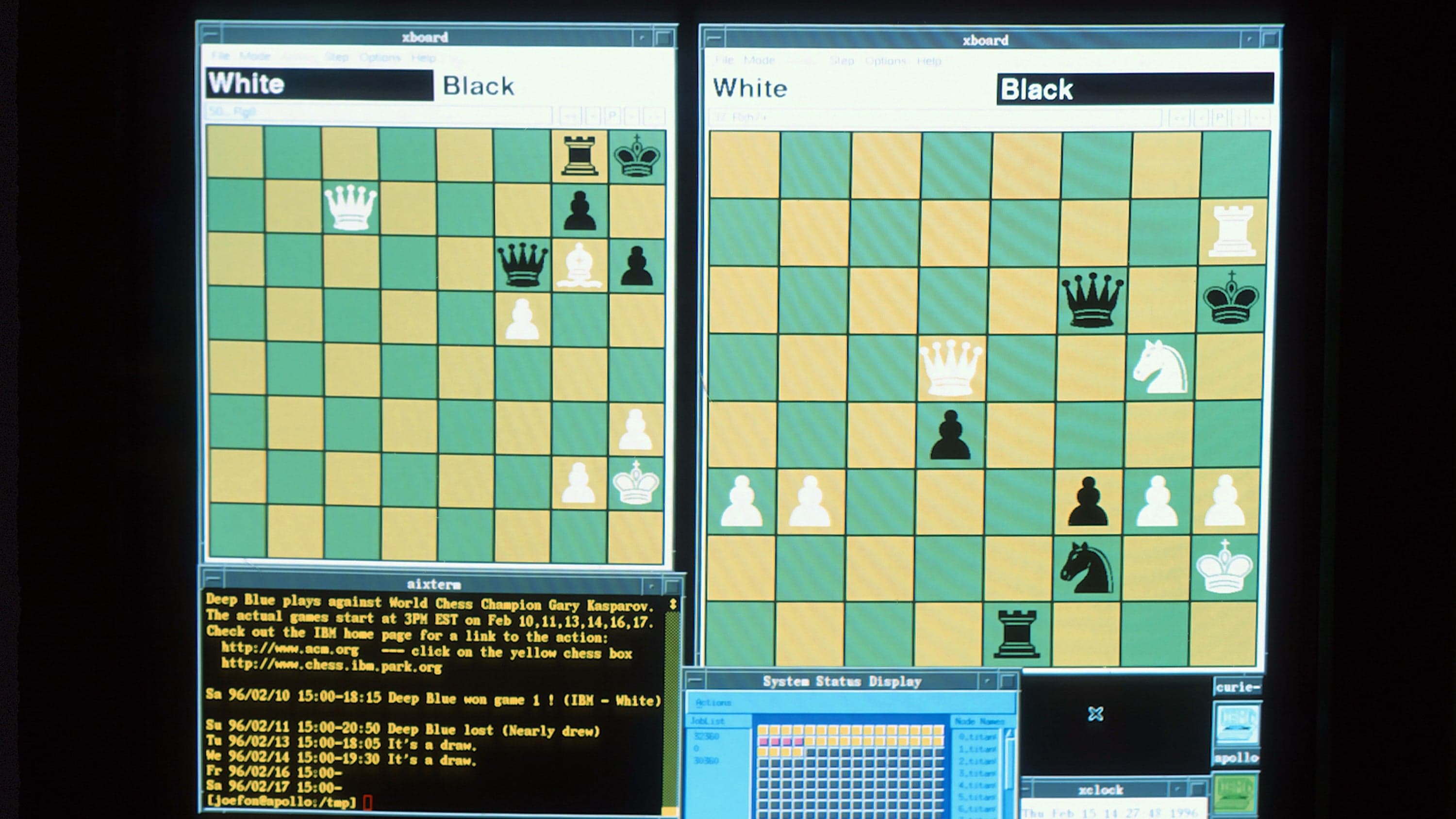 Deep match. Каспаров Deep Blue 1996. Шахматы Каспаров IBM. Deep Blue шахматный суперкомпьютер.