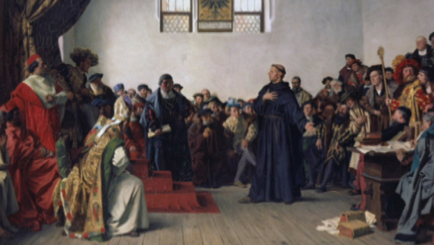 The 95 theses challenged the authority of