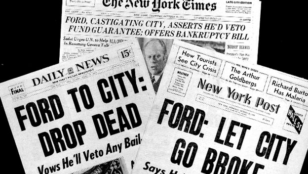 President ford new york drop dead #7