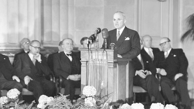 Image result for president truman 1951 televised speech images