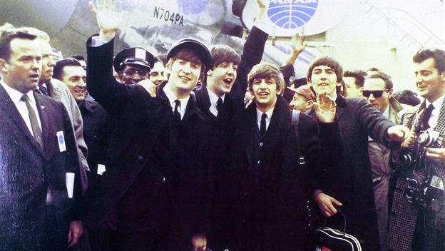 Image result for beatles arrive in new york february 7th 1964