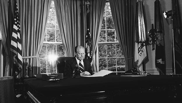 Why was ford pardon of nixon controversial