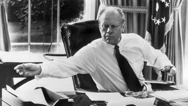 President ford made history when #10