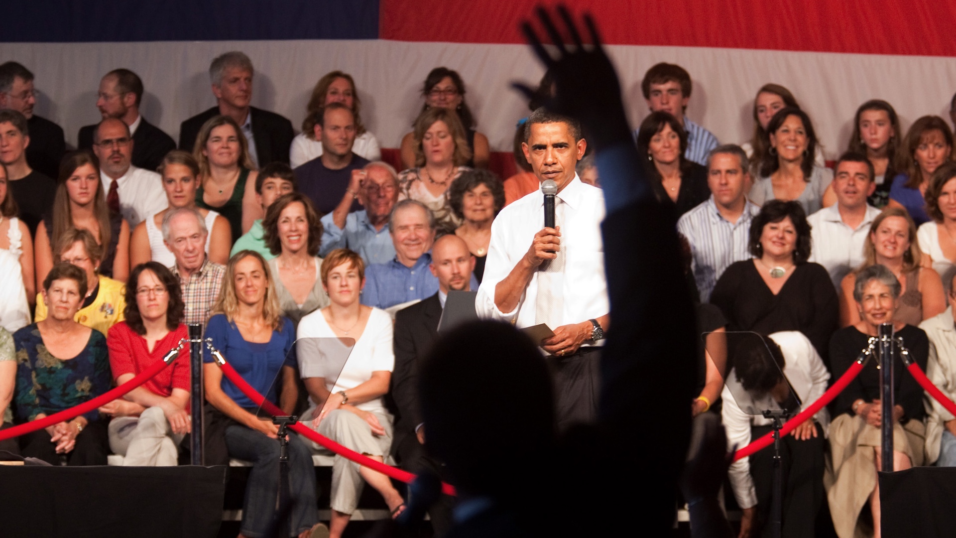 President Obama at Shaker Heights High School in Cleveland, Ohio